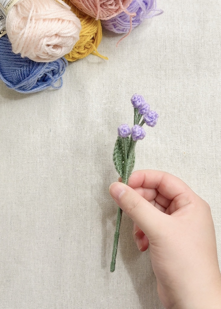 カスミソウ/受注生産/毛糸のお花