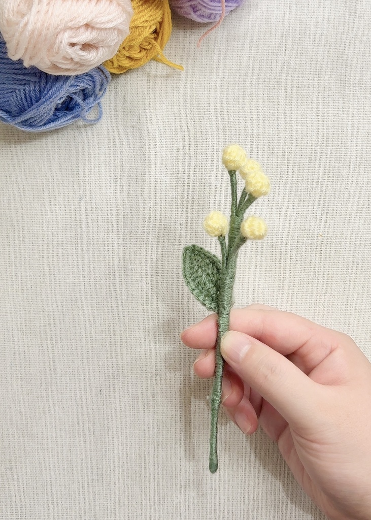 カスミソウ/受注生産/毛糸のお花