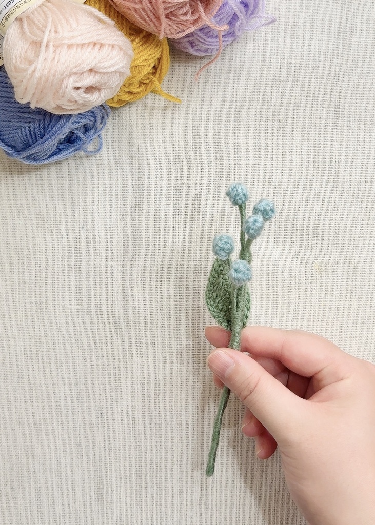 カスミソウ/受注生産/毛糸のお花