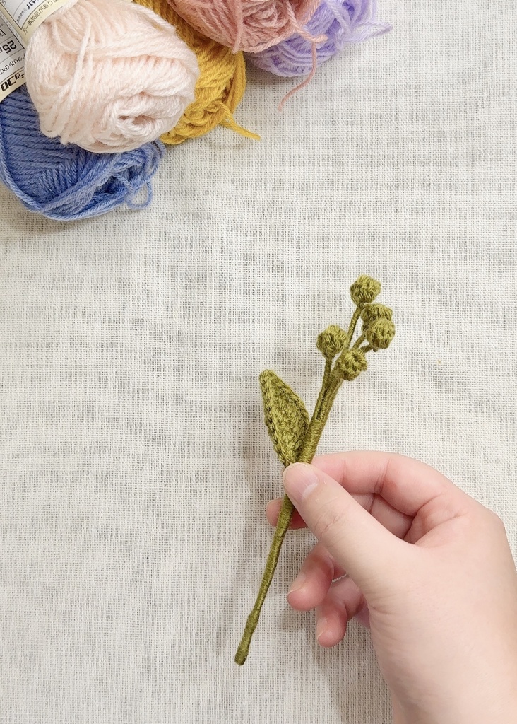 カスミソウ/受注生産/毛糸のお花