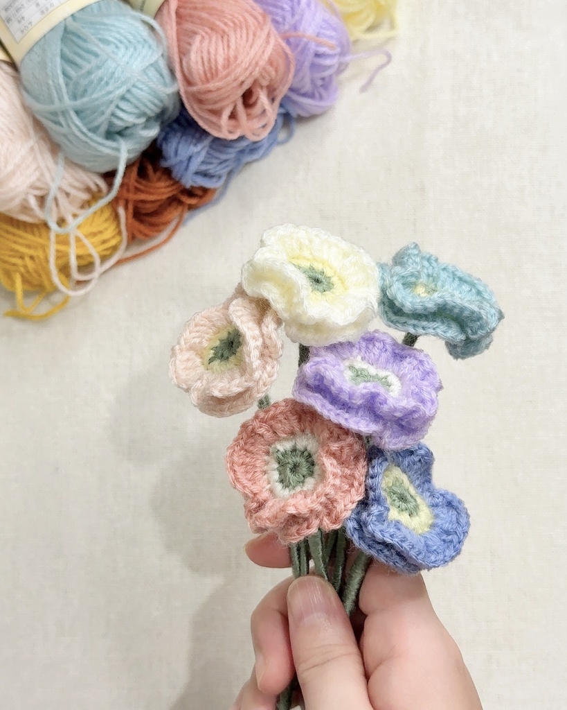ポピー/受注生産/毛糸のお花
