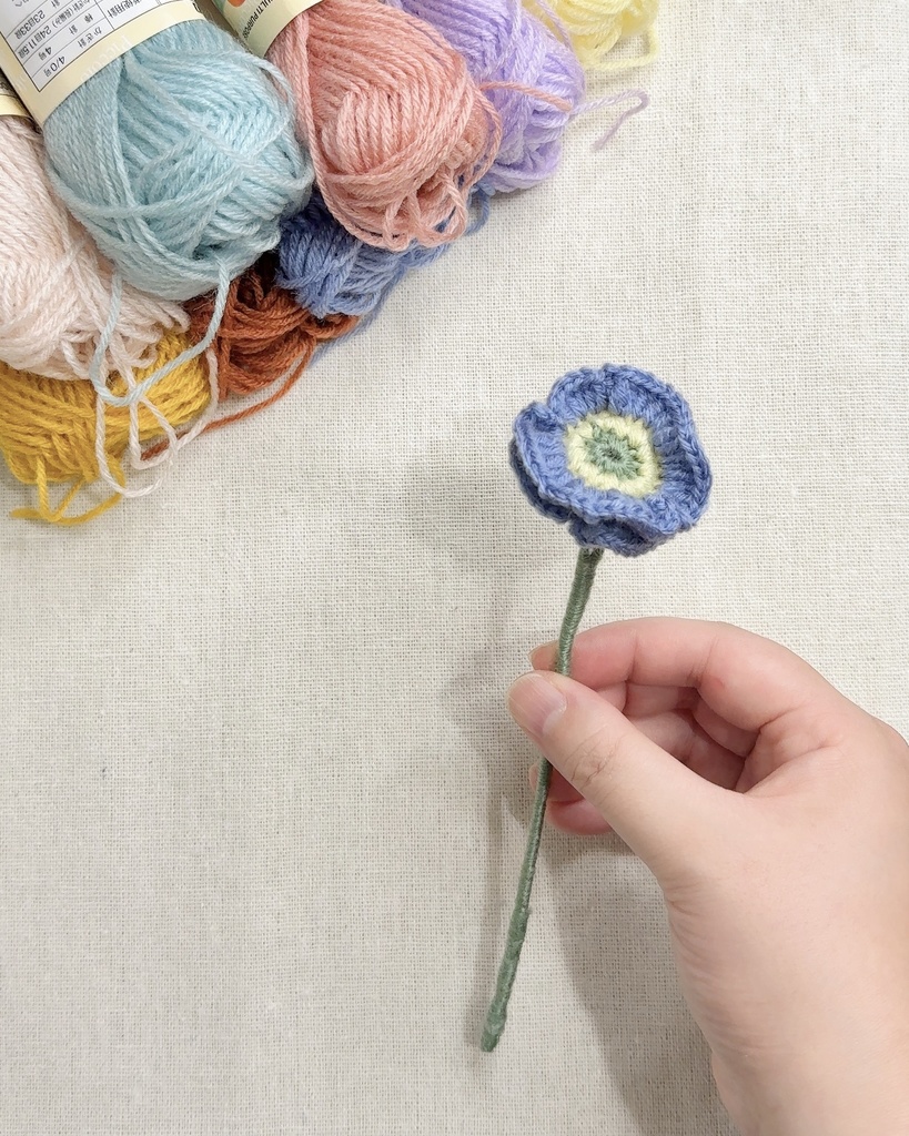 ポピー/受注生産/毛糸のお花