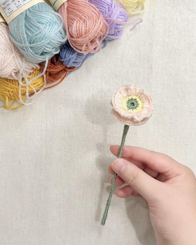ポピー/受注生産/毛糸のお花
