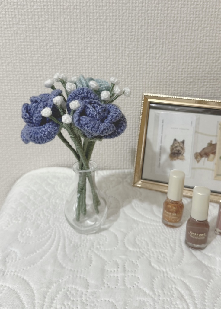 花束ご希望の方へ/毛糸のお花