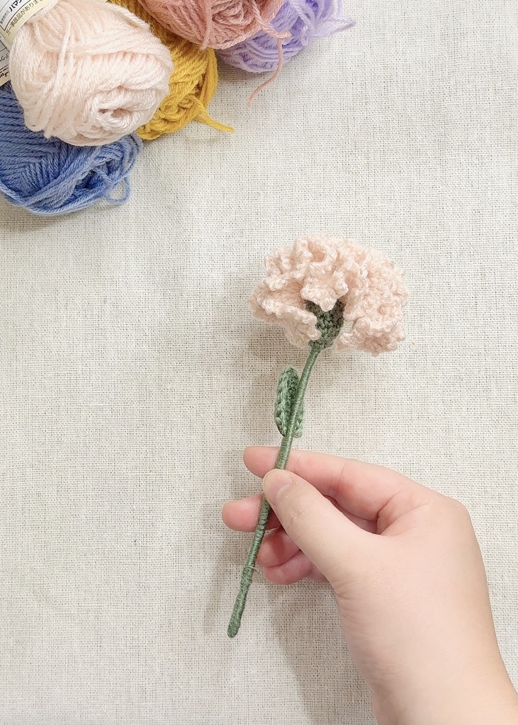 カーネーション/受注生産/毛糸のお花