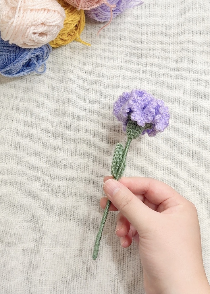 カーネーション/受注生産/毛糸のお花