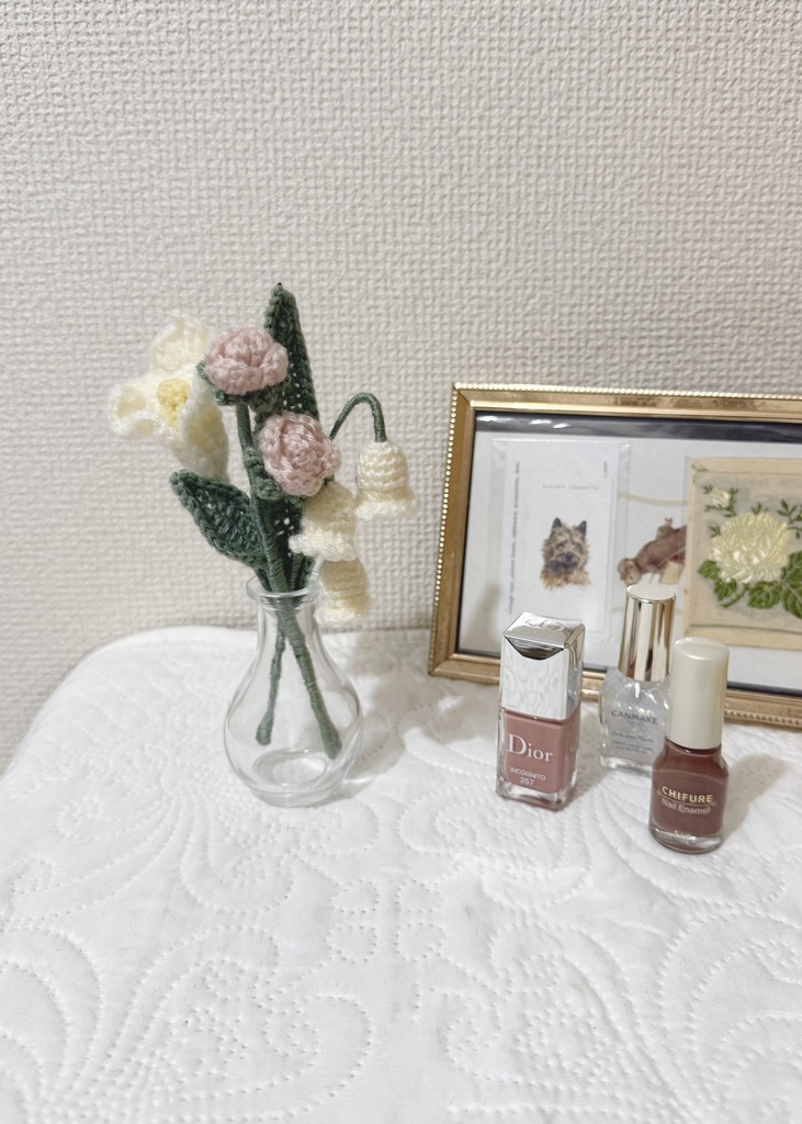 スズラン/受注生産/毛糸のお花