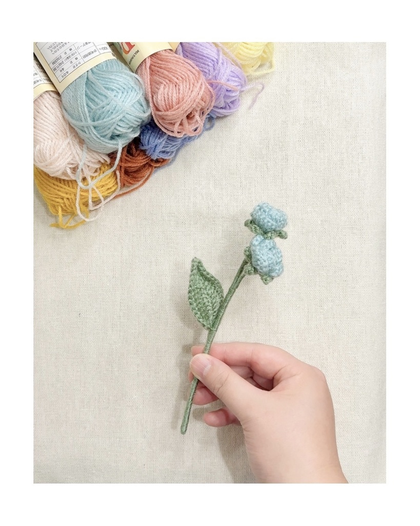 ミニバラ/受注生産/毛糸のお花