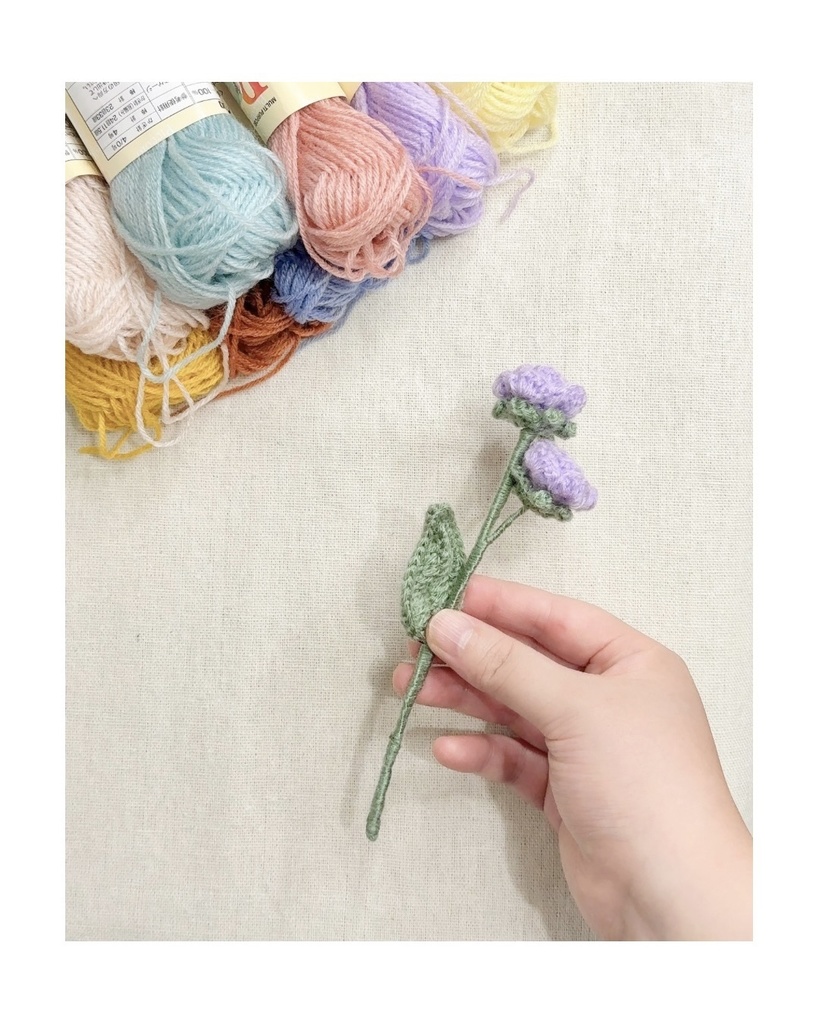 ミニバラ/受注生産/毛糸のお花