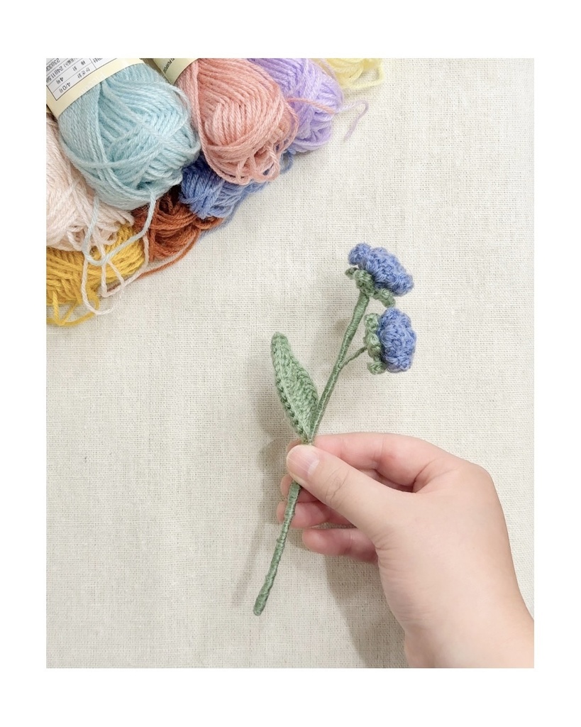 ミニバラ/受注生産/毛糸のお花