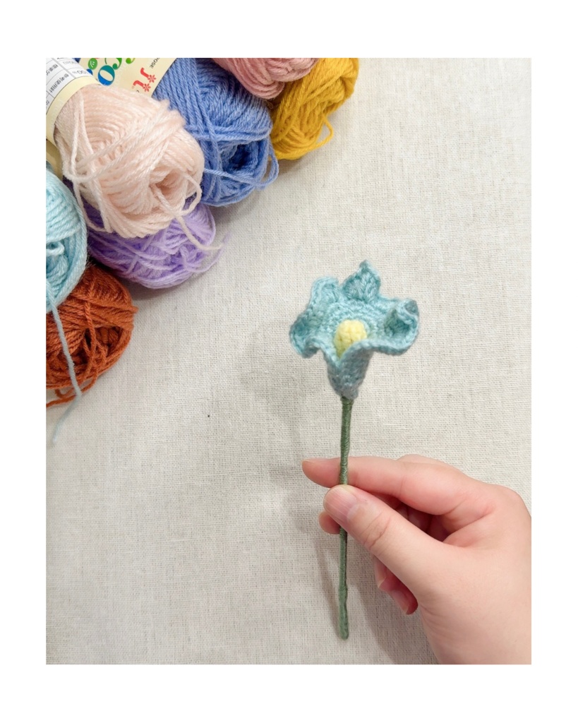 カラー/受注生産/毛糸のお花