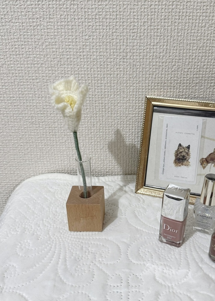 カラー/毛糸のお花
