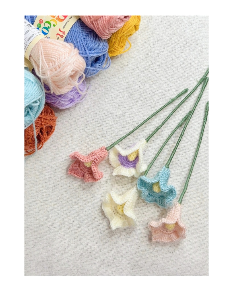 カラー/受注生産/毛糸のお花