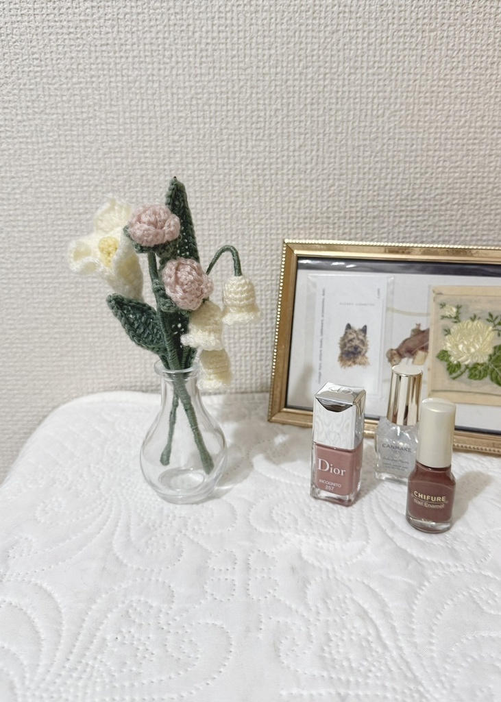 カラー/受注生産/毛糸のお花