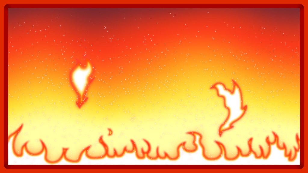 Elemental VTuber Overlay Series - Fire