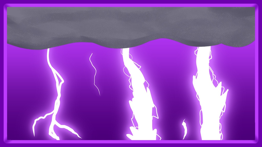 Elemental VTuber Overlay Series - Lightning