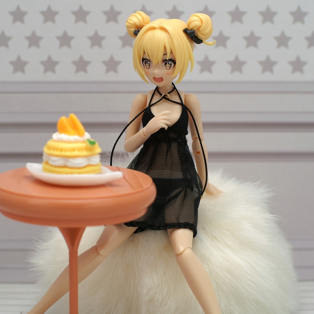 Premium ベビードール「Rolled pleats」創彩少女庭園・ドレスアップボディ対応