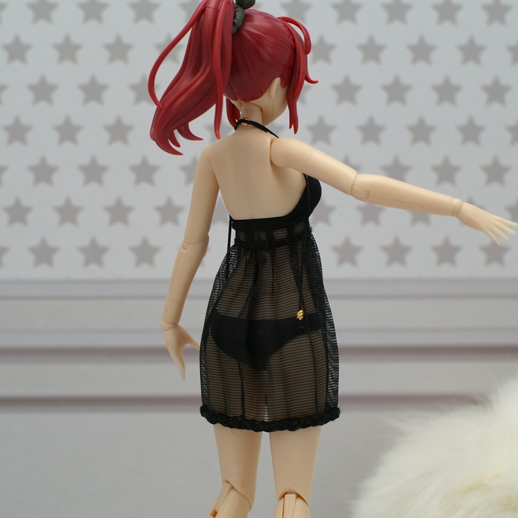 Premium ベビードール「Rolled pleats」創彩少女庭園・ドレスアップボディ対応