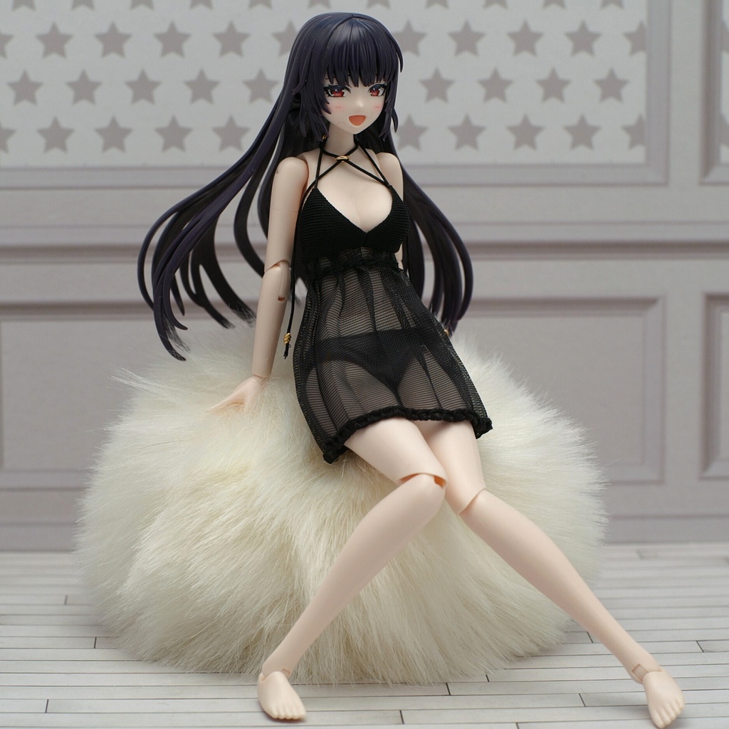 Premium ベビードール「Rolled pleats」創彩少女庭園・ドレスアップボディ対応
