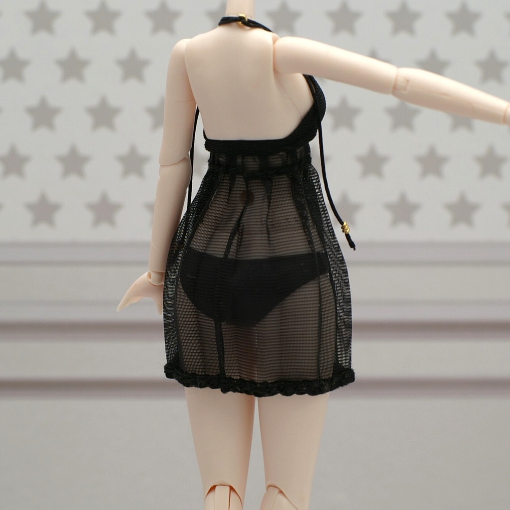 Premium ベビードール「Rolled pleats」創彩少女庭園・ドレスアップボディ対応
