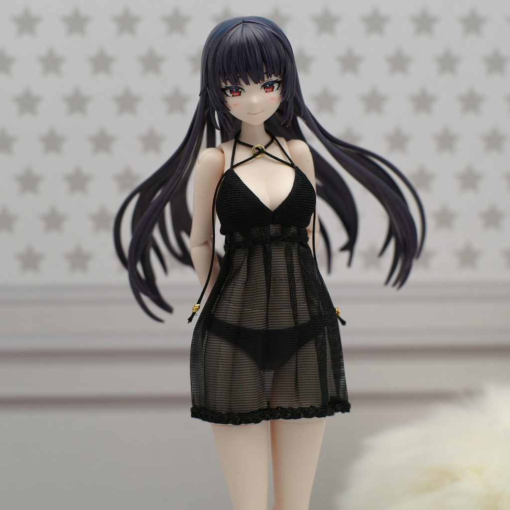 Premium ベビードール「Rolled pleats」創彩少女庭園・ドレスアップボディ対応