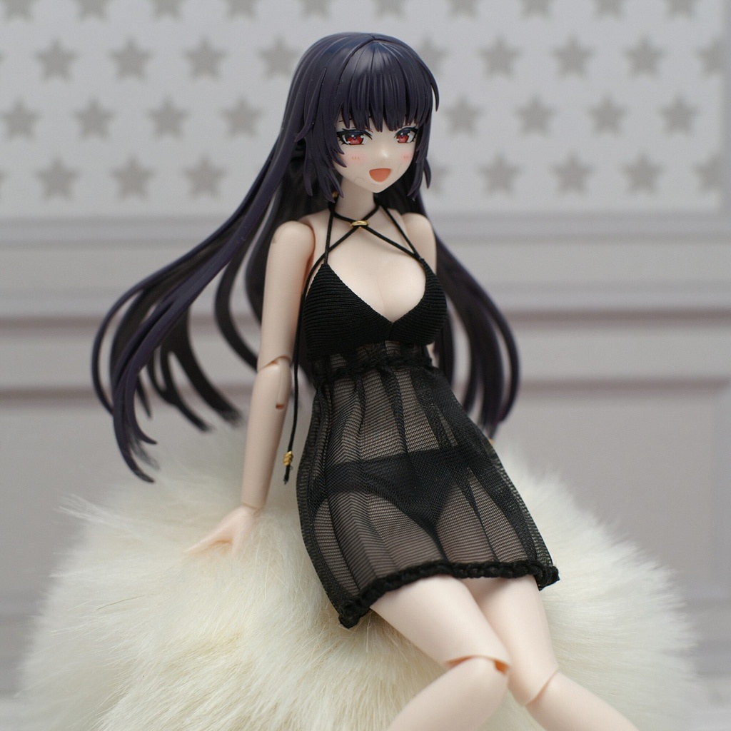 Premium ベビードール「Rolled pleats」創彩少女庭園・ドレスアップボディ対応