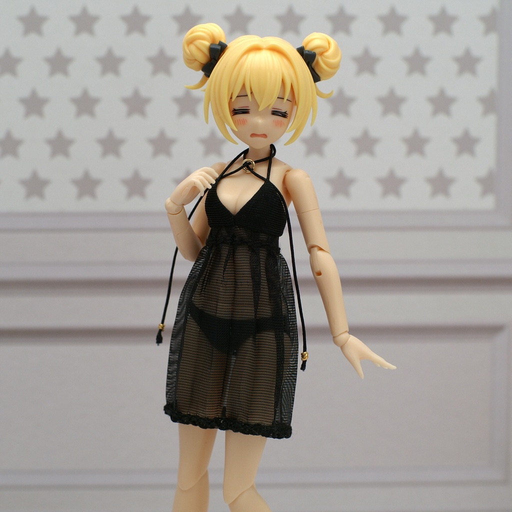 Premium ベビードール「Rolled pleats」創彩少女庭園・ドレスアップボディ対応