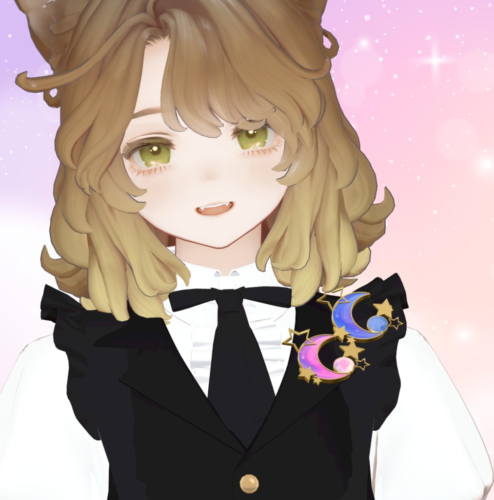 【VRChat用アクセサリー】Milky Way Charm