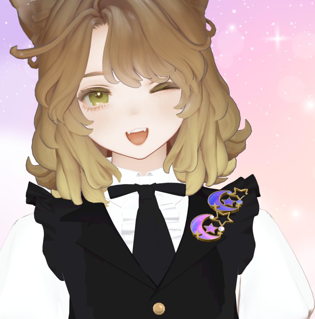 【VRChat用アクセサリー】Milky Way Charm