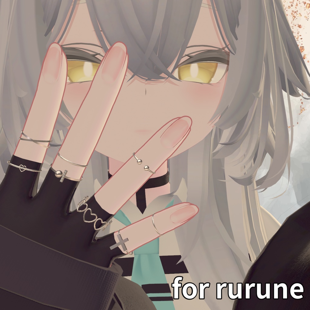 【VRChat用】Simple Rings