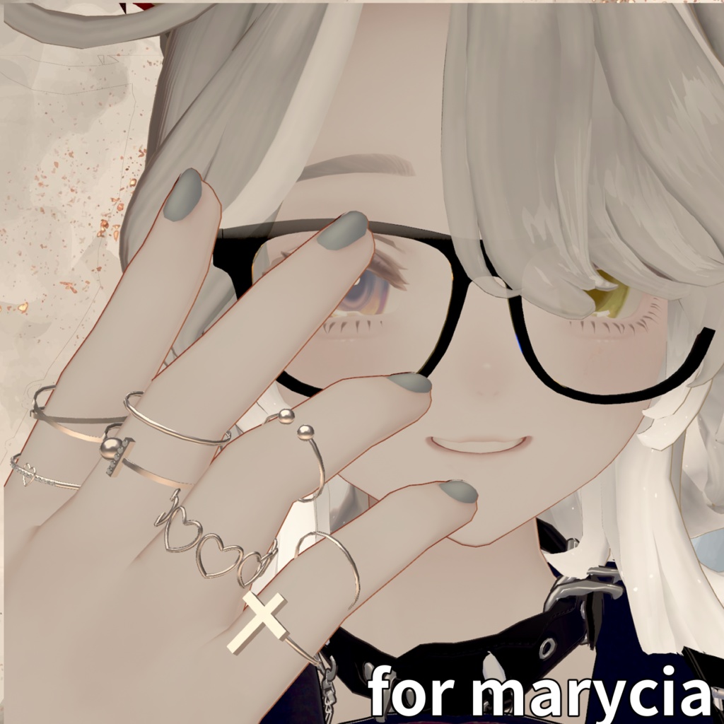 【VRChat用】Simple Rings