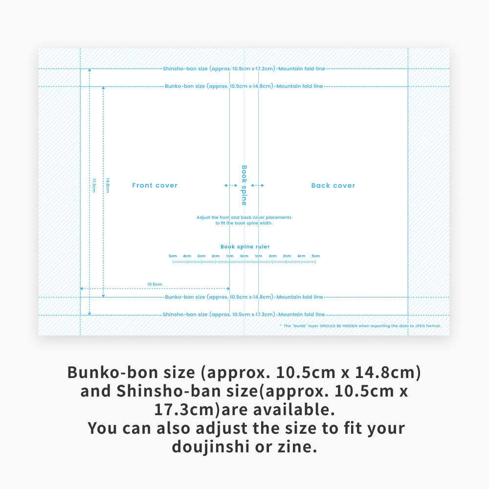 A4 Book Cover Template【FANBOX PRINT】