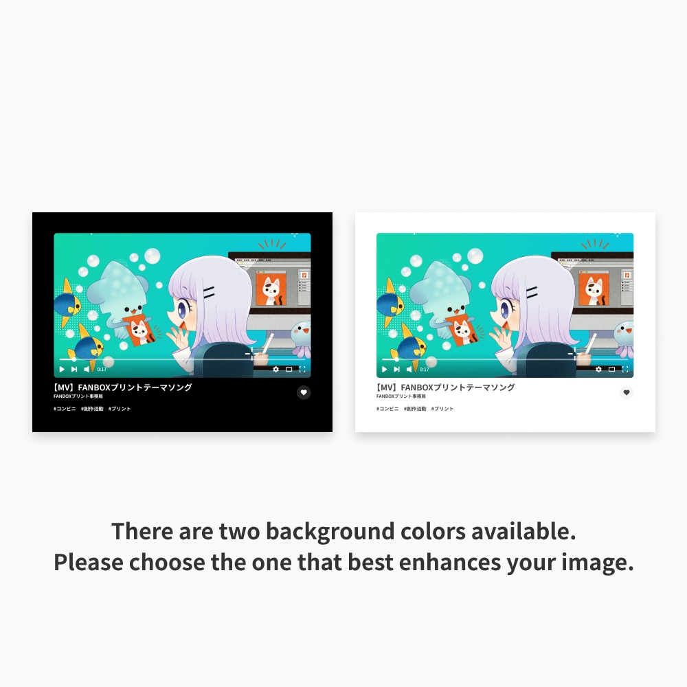 L/2L Video Player Templates【FANBOX PRINT】