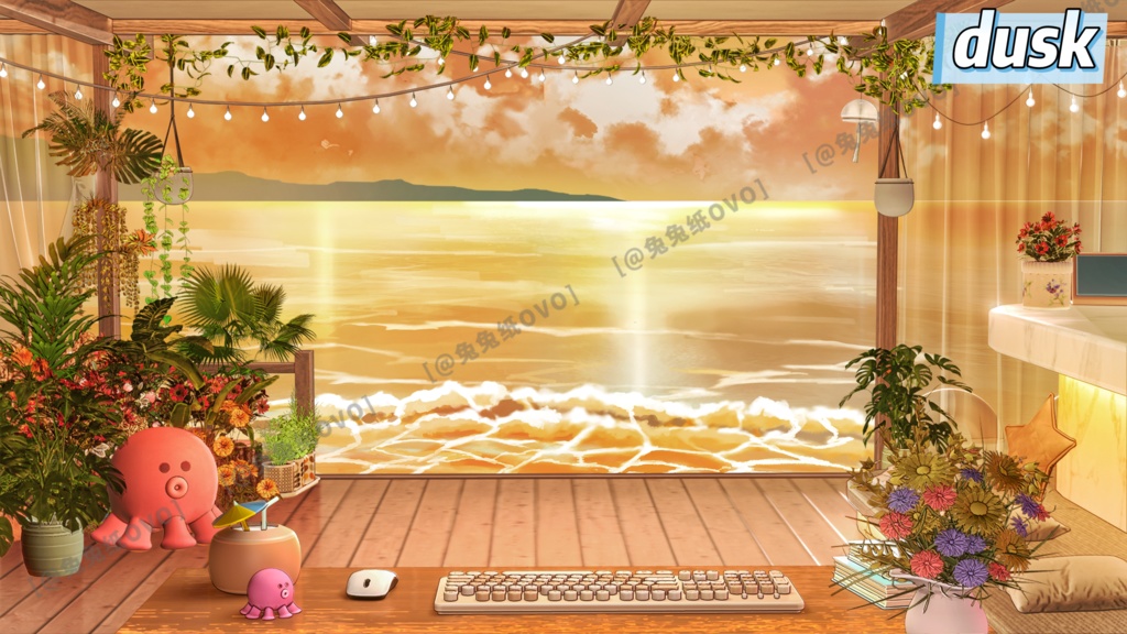 ðãèæ¯çŽ æããVTuberåããðãðå€ã®æµ·èŸºã®å¥èðãé
ä¿¡ïŒã¯ãããïŒã·ãŒã³åçèæ¯/ããŒãã£ã«ãã£ã¹ã¿ãŒã©ã€çŽ æ