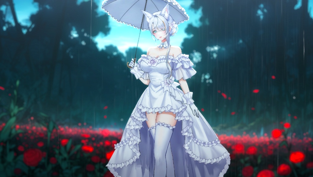 ðãVTSããVTuberåãããæŽåãâšã®ããé«è²Žãªçœã®ç€Œè£
ãð°ð»ââïžãã€ãšã³ãã®ãŠãšãã£ã³ã°ãã¬ã¹ðVtuberã§ãæ°äœè¡£è£
/ãã€ãããã¯VTSã³ãã³ãã»ãã