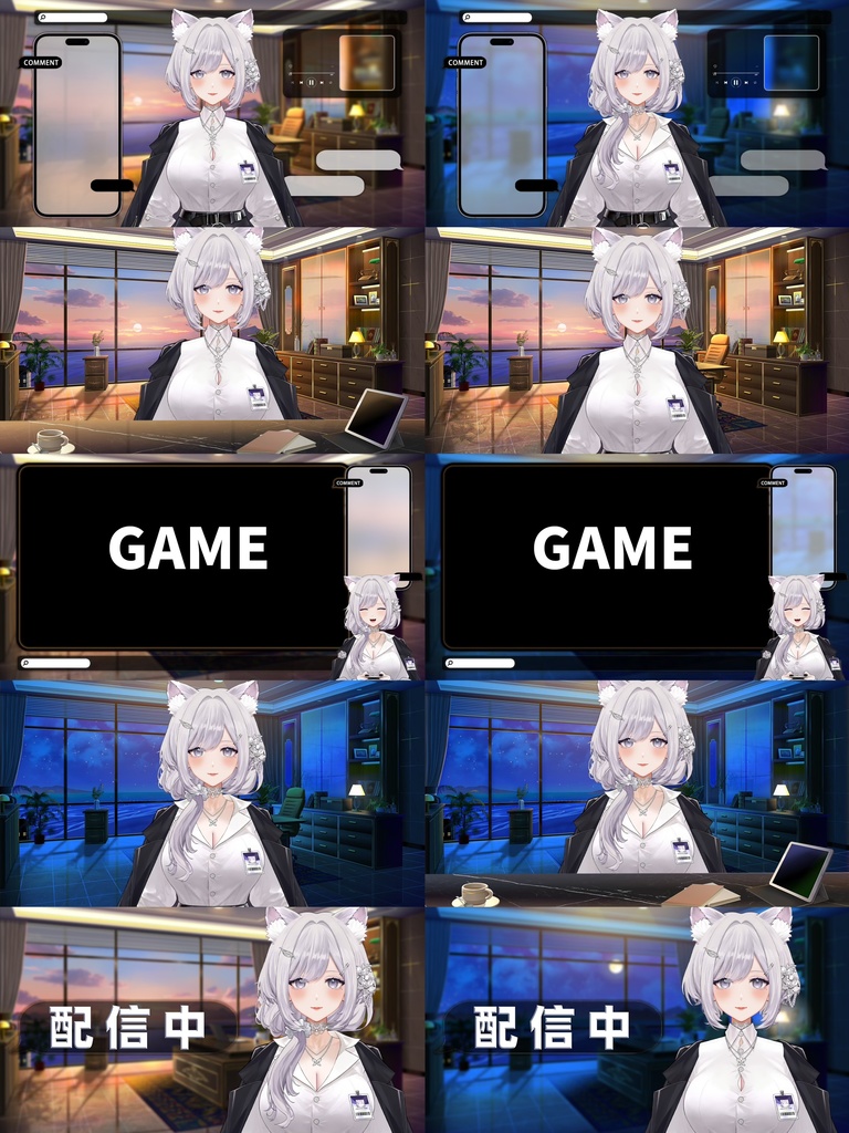 🐇【VTS】【VTuber向け】🌸【Live2d量販モデル】✨優しい系のお姉さん【Lucia】💓厚塗りスタイルのパブリックスキン/30以上のキー操作💗Vtuber