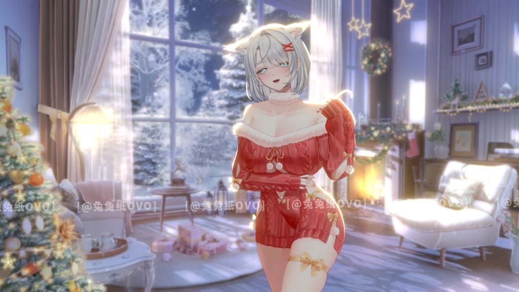 ðãVTSããVTuberåããðžãðã¯ãªã¹ãã¹+æ¥ç¯ã¢ãã«ð®ãèµ€ããããã¯ã³ããŒã¹/åå¡ã颚/ã¯ãªã¹ãã¹/æ¥ç¯/VTuber