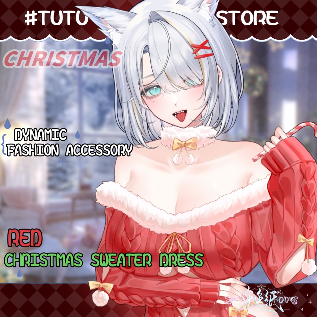 ðãVTSããVTuberåããðžãðã¯ãªã¹ãã¹+æ¥ç¯ã¢ãã«ð®ãèµ€ããããã¯ã³ããŒã¹/åå¡ã颚/ã¯ãªã¹ãã¹/æ¥ç¯/VTuber