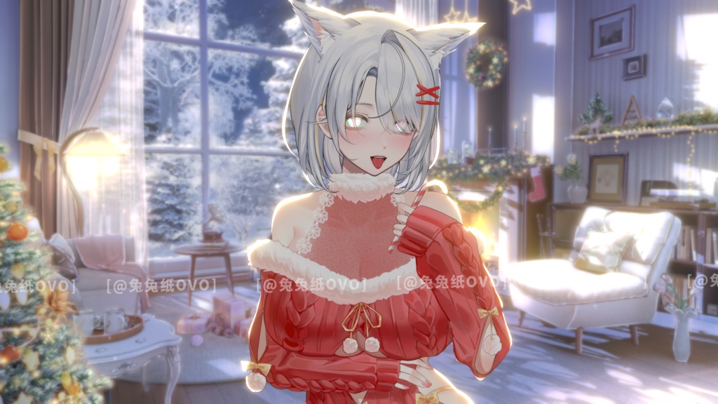 ðãVTSããVTuberåããðžãðã¯ãªã¹ãã¹+æ¥ç¯ã¢ãã«ð®ãèµ€ããããã¯ã³ããŒã¹/åå¡ã颚/ã¯ãªã¹ãã¹/æ¥ç¯/VTuber