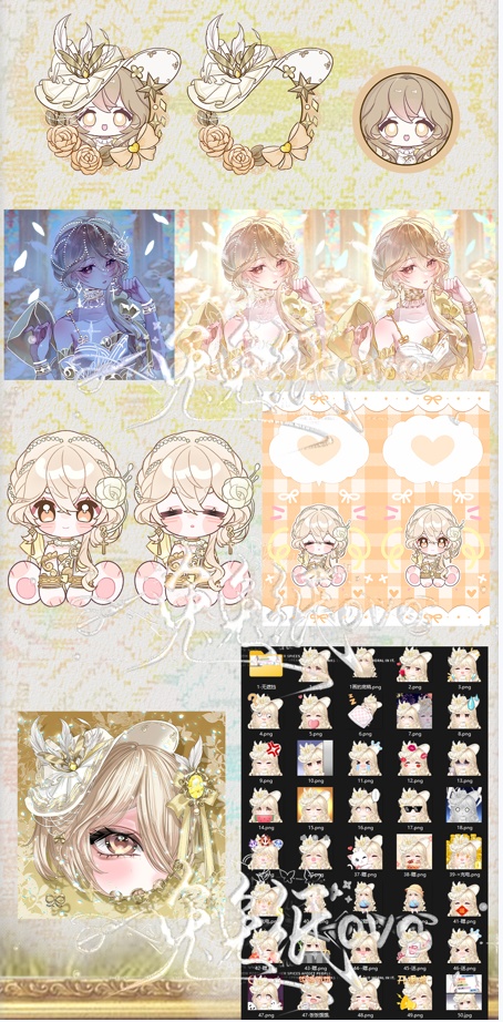 🐇【VTS】【VTuber向け】【Live2D量販モデル】🌸貴族令嬢【Elara】✨超高精細💎【価格20万円+】/前傾き/40+ボタン/飛び頭/VBリップシンク対応/厚塗り風/VTuber
