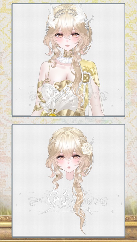 🐇【VTS】【VTuber向け】【Live2D量販モデル】🌸貴族令嬢【Elara】✨超高精細💎【価格20万円+】/前傾き/40+ボタン/飛び頭/VBリップシンク対応/厚塗り風/VTuber