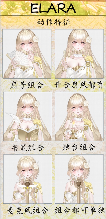 🐇【VTS】【VTuber向け】【Live2D量販モデル】🌸貴族令嬢【Elara】✨超高精細💎【価格20万円+】/前傾き/40+ボタン/飛び頭/VBリップシンク対応/厚塗り風/VTuber