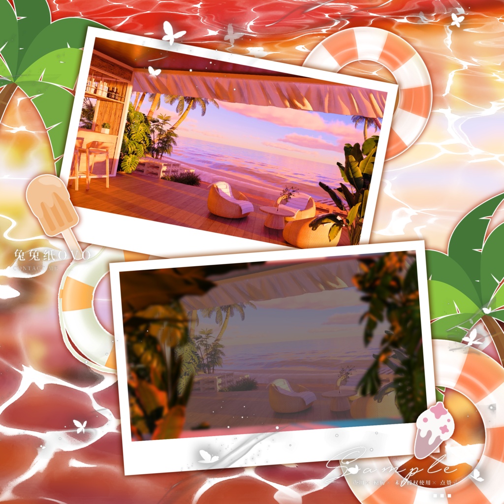 ðãèæ¯çŽ æããVTuberåãããå€ãâïžæµ·èŸºðã®å¯§å€ã«ãã§ðŽ/æŒ/å€/黿/æ·±å€/å€/äžèœ/VTuberèæ¯