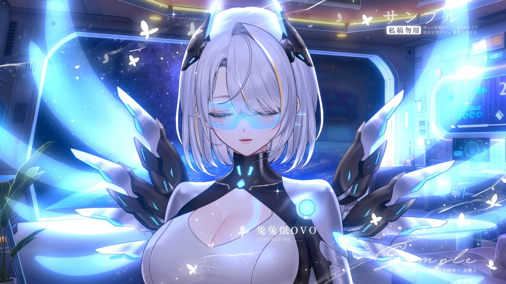 ðãVTSããVTuberåããð ãµã€ããŒãã³ã¯ð¡æªæ¥æå§«ðïŒããŒãã³ã«ã©ãŒïŒããã¯ç³»ïŒé«ç²ŸçްïŒãã¬ã³ã¿ã€ã³ïŒäžèœæïŒåå¡ã颚ïŒVTuber