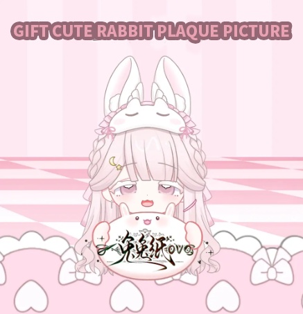 🐇【VTS】【VTuber向け】【Live2D量販モデル】🌸🐰超かわいい純白萌えうさぎ【米儿🎀】/前傾(ぜんけい)/平塗り(ひらぬり)/フローティングヘッド/VB(VBridger)対応口形状/VTuber用モデル