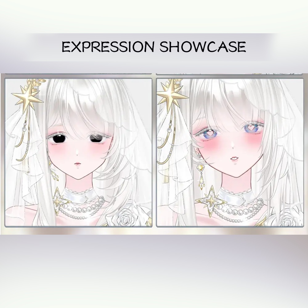 🐇【VTS】【VTuber向け】✨【Live2D量販モデル】 🪽 純白の神天使【漠漓】💫 /天使/頭部飛行/VBリップシンク対応/厚塗り風/VTuber