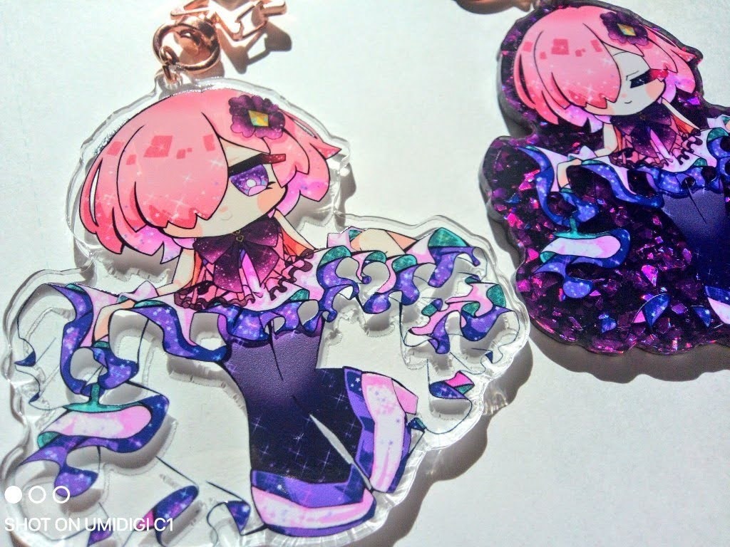 【C106新作】マシュ・アクリルキーホルダー