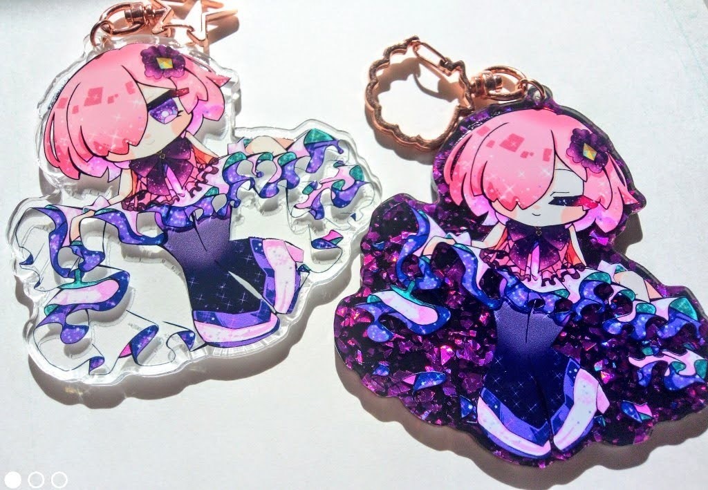 【C106新作】マシュ・アクリルキーホルダー