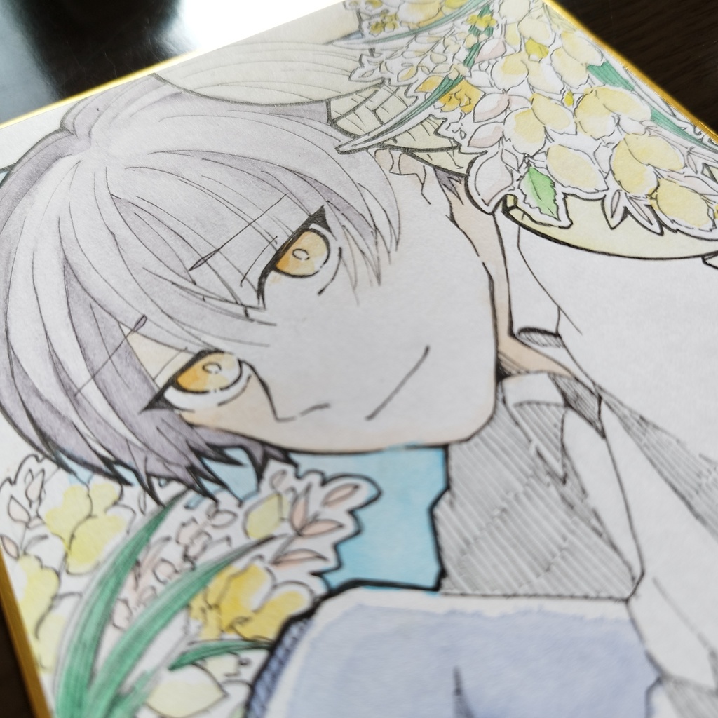 ミニ色紙ver.03［ミモザ］