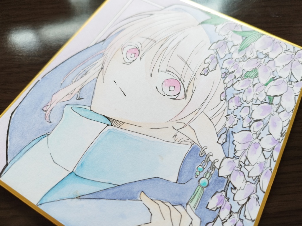 ミニ色紙ver.04［藤］